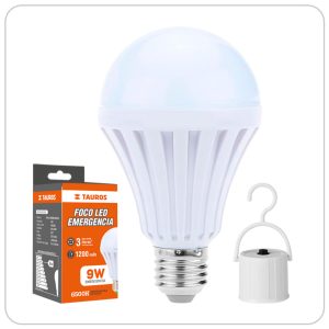 FOCO TAUROS LED 9.W RECARGABLE