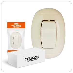 INTERRUPTOR TAUROS OVAL BEIGE