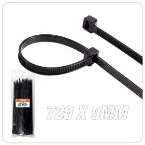 AMARRA TAUROS PLASTICA NEGRA 9.MM X 720 MM