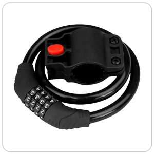 CANDADO TAUROS 8.MM X 1 MTR P/BIciCLETA C/COMBINACION
