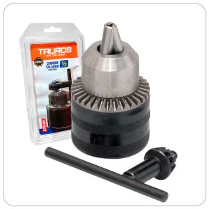 CHOQUE TAUROS ROSCABLE P/TALADRO 1/2 LLAVE INCLUIDA