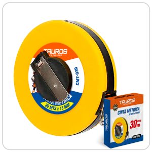 CINTA TAUROS METRICA 30 METROS X 13 MM