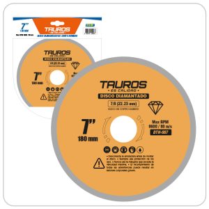 DISCO TAUROS DIAMANTADO 7" LISO