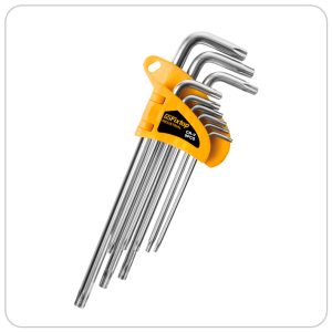JUEGO FIXTOP TORX 9 PIEZAS LARGO