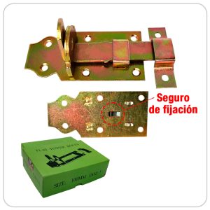 PICAPORTE TAUROS PLANO 4”